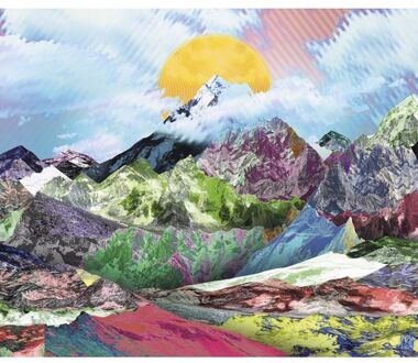 Komar Fotobehang - Mountain Top 300x250cm - Vliesbehang Multikleur