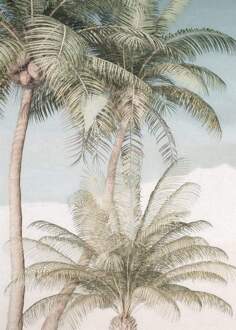 Komar Fotobehang - Palm Oasis 200x280cm - Vliesbehang Multikleur