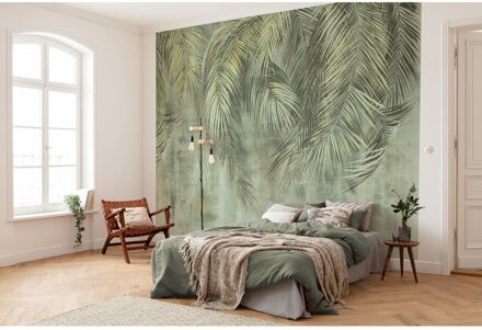 Komar Fotobehang Palmbladeren - Groen - 2,50m X 350cm