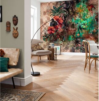 Komar Fotobehang Plantenwereld - Meerkleurig - 2,50m X 300cm