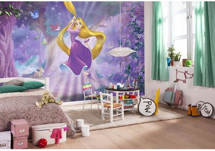 Komar Fotobehang - Rapunzel 368x254cm - Papierbehang Multikleur
