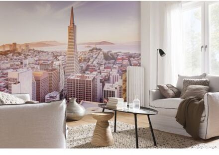 Komar Fotobehang - San Francisco Morning 368x254cm - Papierbehang Multikleur
