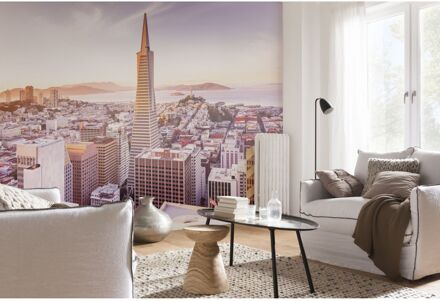 Komar Fotobehang - San Francisco Morning 368x254cm - Papierbehang Multikleur