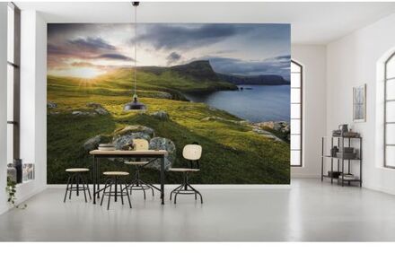 Komar Fotobehang - Scottish Paradise 450x280cm - Vliesbehang Multikleur