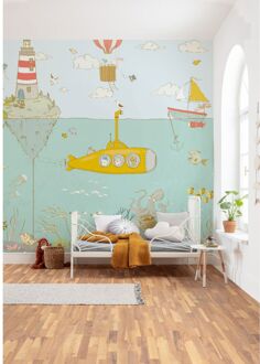 Komar Fotobehang - Sealife 300x280cm - Vliesbehang Multikleur