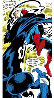 Komar Fotobehang - Spider-Man Retro Comic 100x200cm - Vliesbehang Multikleur