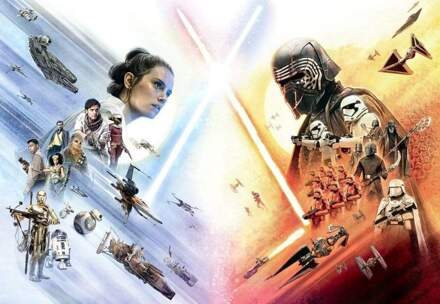 Komar Fotobehang - Star Wars EP9 Movie Poster Wide 368x254cm - Papierbehang Multikleur