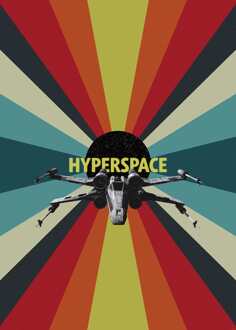 Komar Fotobehang - Star Wars Hyperspace 200x280cm - Vliesbehang Multikleur