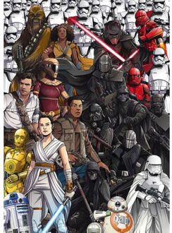 Komar Fotobehang Star Wars Retro Cartoon Multicolor - 200 X 280 Cm - 610057