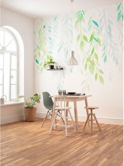 Komar Fotobehang - Summer Leaves 350x250cm - Vliesbehang Multikleur