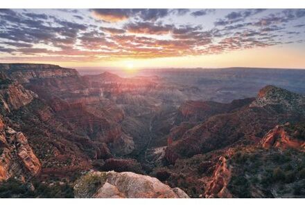Komar Fotobehang - The Canyon 400x250cm - Vliesbehang Multikleur
