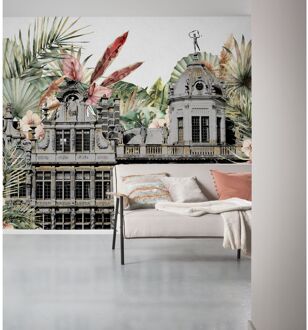 Komar Fotobehang Tropical Palace - Meerkleurig - 2,50m X 300cm