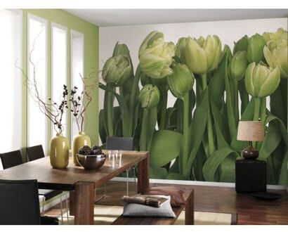 Komar Fotobehang - Tulips 368x254cm - Papierbehang Multikleur