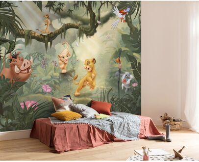 Komar Fotobehang Vrienden Van De Jungle - Groen - 2,50m X 300cm