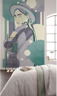 Komar Fotobehang Woman Hat