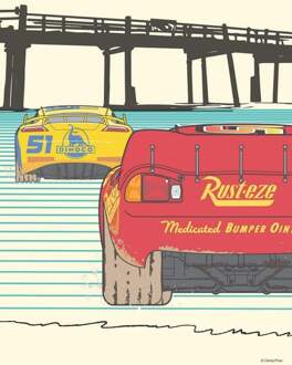 Komar Kunstdruk Cars - Strengthen Together 30x40cm Divers - 30x40 cm