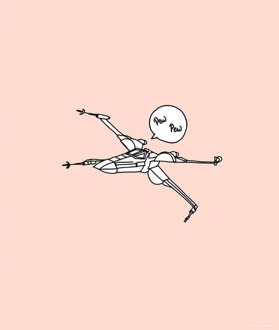 Komar Kunstdruk Star Wars - Pew Pew 40x50cm Divers - 40x50 cm