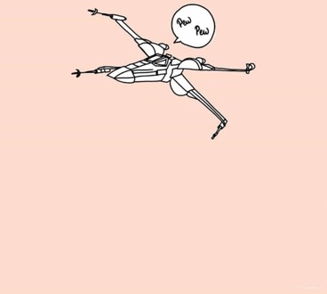 Komar Kunstdruk Star Wars - Pew Pew 50x70cm Divers - 50x70 cm