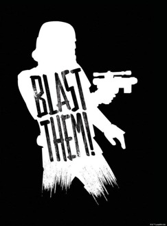 Komar Kunstdruk Star Wars - Silhouette Quotes Stormtrooper 40x50cm Divers - 40x50 cm