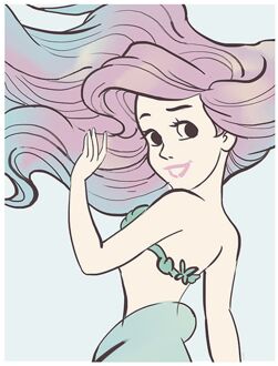 Komar Poster Ariel Aquarel 40 X 50 Cm