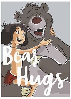 Komar Poster Bear Hug 30 X 40 Cm