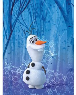 Komar Poster Frozen Olaf Blauw - 30 X 40 Cm - 610146