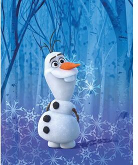 Komar Poster Frozen Olaf Blauw - 40 X 50 Cm - 610147