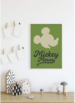 Komar Poster Mickey Mouse Groen Hoofd 30 X 40 Cm