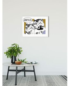 Komar Poster Star Wars Classic Comic Quote Stormtrooper 40 X 50 Cm