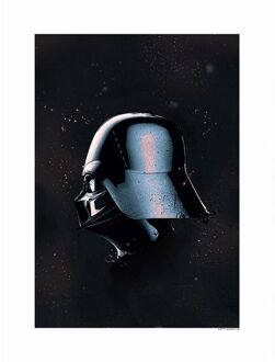 Komar Poster Star Wars Classic Helmets Vader Zwart - 30 X 40 Cm - 610203