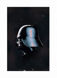Komar Poster Star Wars Classic Helmets Vader Zwart - 50 X 70 Cm - 610205