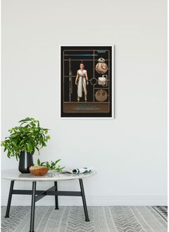 Komar Poster Star Wars Speelgoed Rey 50 X 70 Cm