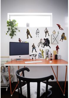 Komar Sticker Star Wars Heroes Villains