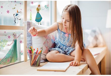 Komar Window Sticker Frozen Bloem