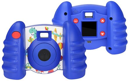 KOMERY Arrivals Originele Kinderen Camera kids speelgoed educatief fotografie Anti-val Gezonde Materiaal Cadeau Voor Kinderen blauw / met 32GB TF Card