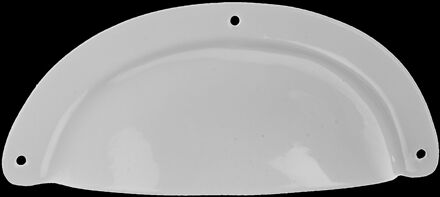 Komgreep - Aluminium Wit - 76mm - 2 Stuks