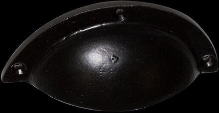 Komgreep - Aluminium Zwart - 78mm - 2 Stuks