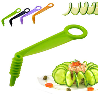 Komkommer Spiral Slicer Groente-en Roterende Snijden Multifunctionele Snijden En Snijden Apparaat Creatieve Scheren Veilig