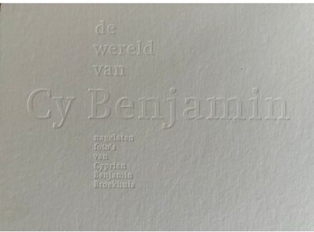 Komma, Uitgeverij De Wereld Van Cy Benjamin