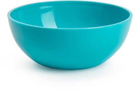 Kommetjes/schaaltjes - dessert/ontbijt - kunststof - D12 x H5 cm - blauw