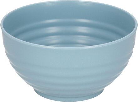 Kommetjes/schaaltjes - Dessert/ontbijt - Kunststof - D13 x 7 cm - ijsblauw