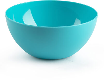 Kommetjes/schaaltjes - dessert/ontbijt - kunststof - D17 x H8 cm - blauw