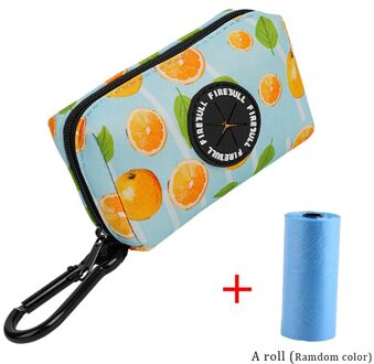 Kommilief Doek Hond Afval Kak Tassen Dispenser Draagbare Hond Kak Tassen Voor Honden Vuilniszak Opbergtas Hond Kak tas Houder blauw