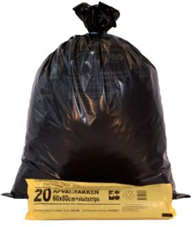 Komo Vuilniszak komo 60 liter zwart rol