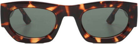 komono Alpha havana sunglasses - maat One size Bruin