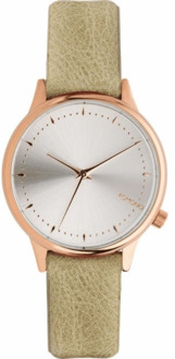 komono Estelle Moss Green horloge dames - groen - messing