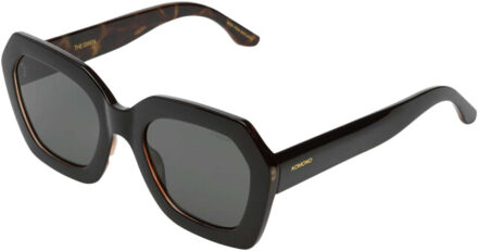 komono Gwen black tortoise sunglasses Zwart - One size