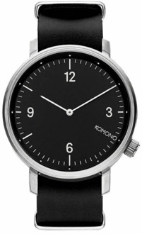 komono Magnus horloge  - Zwart