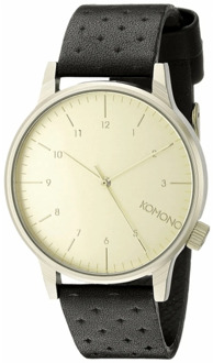 komono Winston Zirconium horloge - Black - KOM-W2002