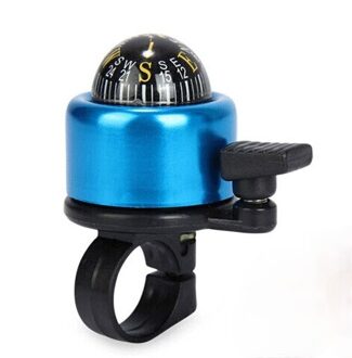 Kompas Fietsbel Mountainbike Aluminiumlegering Auto Bel Fiets Riding Apparatuur Accessoires Fiets Hoorn Fiets Accessoires blauw